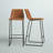 Liekele Upholstered Sled Base Bar Stool-2022301716-2022301717