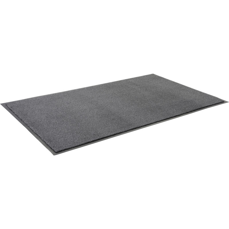 Tapis d'entrée gris anthracite Grantham, Rectangle 4 pi x 6 pi