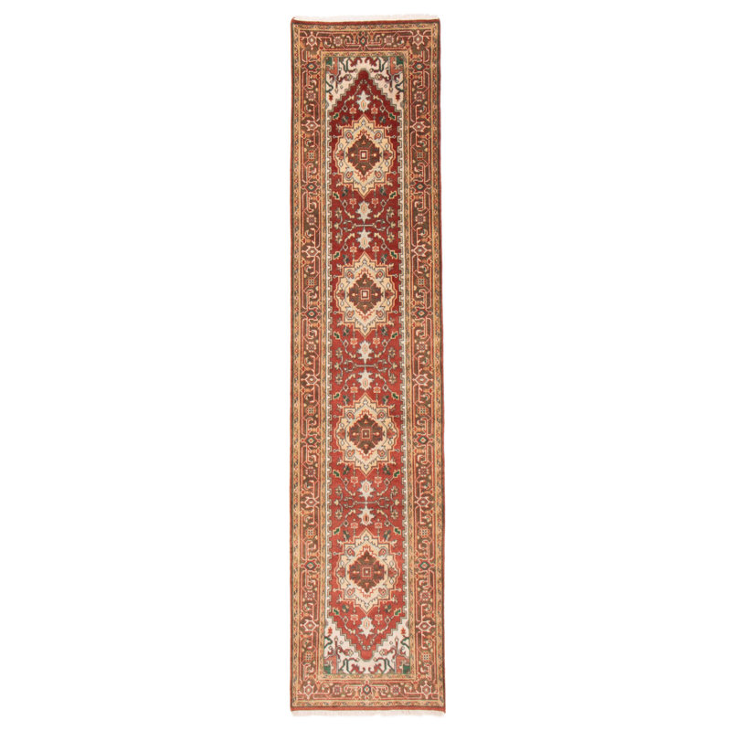 Tapis de couloir unique en laine noué à la main de style nouvel âge 2 pi 11 po x 11 pi 10 po Teriah