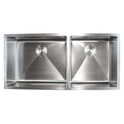 CozyBlock 42'' L Double Bowl Stainless Steel Kitchen Sink