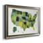«USA in Watercolor I», reproduction sur toile encadrée-2071722747