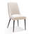 Linen Blend Metal Side Chair Dining Chair-1847891706-1847891707