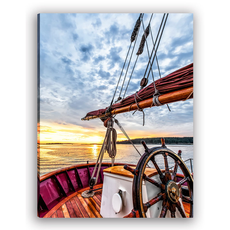 Johnathan " Golden Horizons " Print, 16" H x 12" W x 1" D