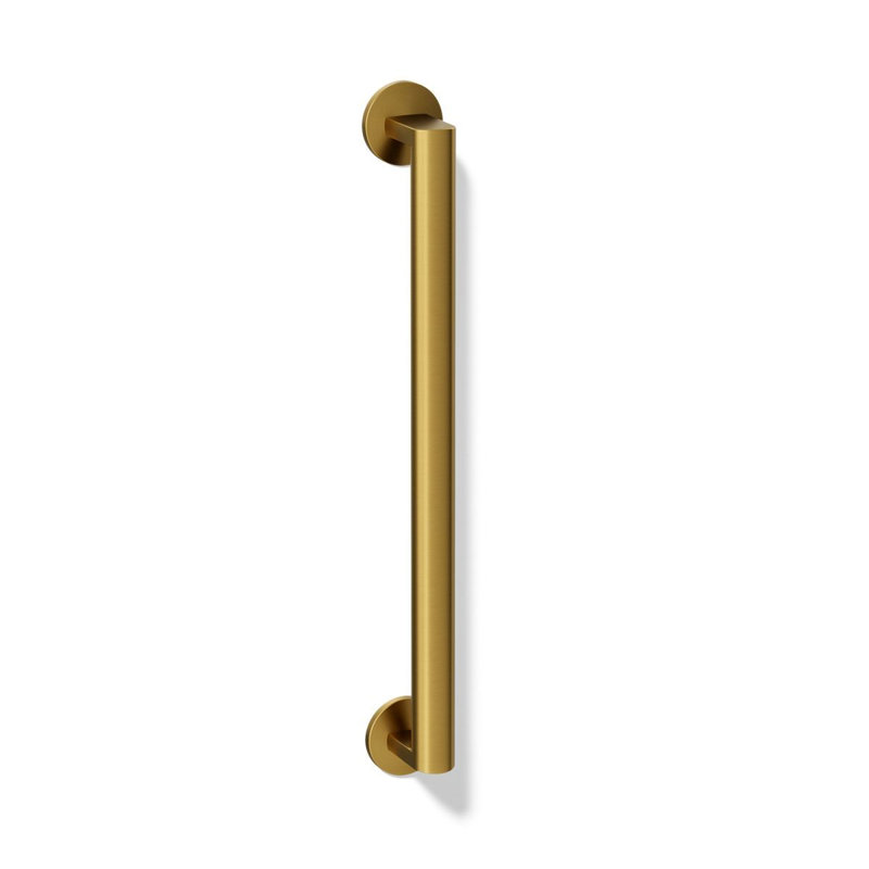 Components In Grab Bar, 18" W, Vibrant Brushed Moderne Brass