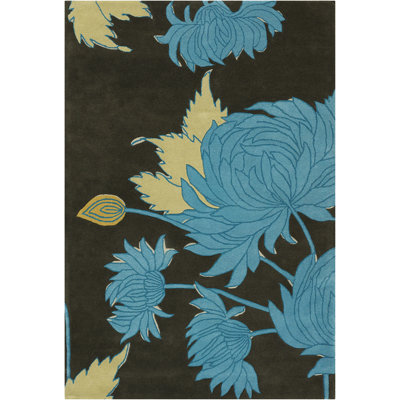 Burchell Wool Floral Indoor Rug
