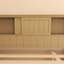 Lit de jour double en bois avec tablettes de rangement et 3 tiroirs-116484155