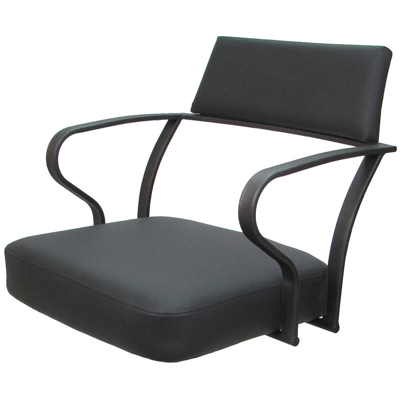 Tabouret pivotant très grand 34,00 po Jabria, Gris, Gris