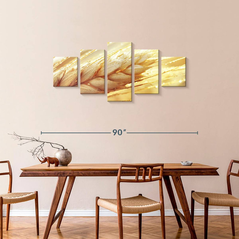 Wheat, 34" H x 74" W