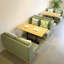 Banc de restaurant moderne et simple