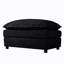 Fauteuil inclinable noir avec revêtement en chenille pour le salon. Siège profond, coussins à double couche, fauteuil surdimensionné, pièce ou chambre à coucher. Combinaison de bricolage, noir. Spacieux et confortable-1700251004