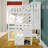 Classic Full High Loft + Staircase, White-269202891