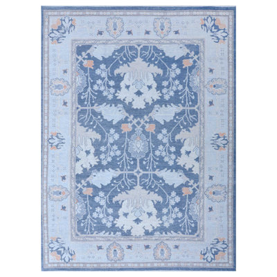 Jaqueta Marco Hand Knotted Blue 10x14 Rug