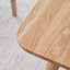 Table de coin télescopique en chêne naturel naturel 1,2 pi 1,6 po, pour que 6 à 8 personnes puissent se réunir en bois (couleur claire)