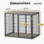 Meuble cage pour chien de 47 po avec 3 portes, pour grands et moyens chiens.-1372211662