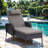Dahlyla Outdoor Reclining Chaise Lounge Chair with Cushions-795196446-795196445