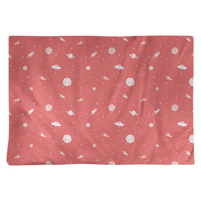 Napperon en coton 18 po Outer Space