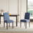 Upholstered Parsons Dining Chairs, Linen Side Chair-165713899