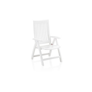 Multi-position chair, white, plastic