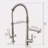 Heavy Duty Commercial Style Kitchen Sink Faucet, Single Handle Pre-Rinse Spring Sprayer Kitchen Faucets, High Arc Pull Down Kitchen Faucet-118388273