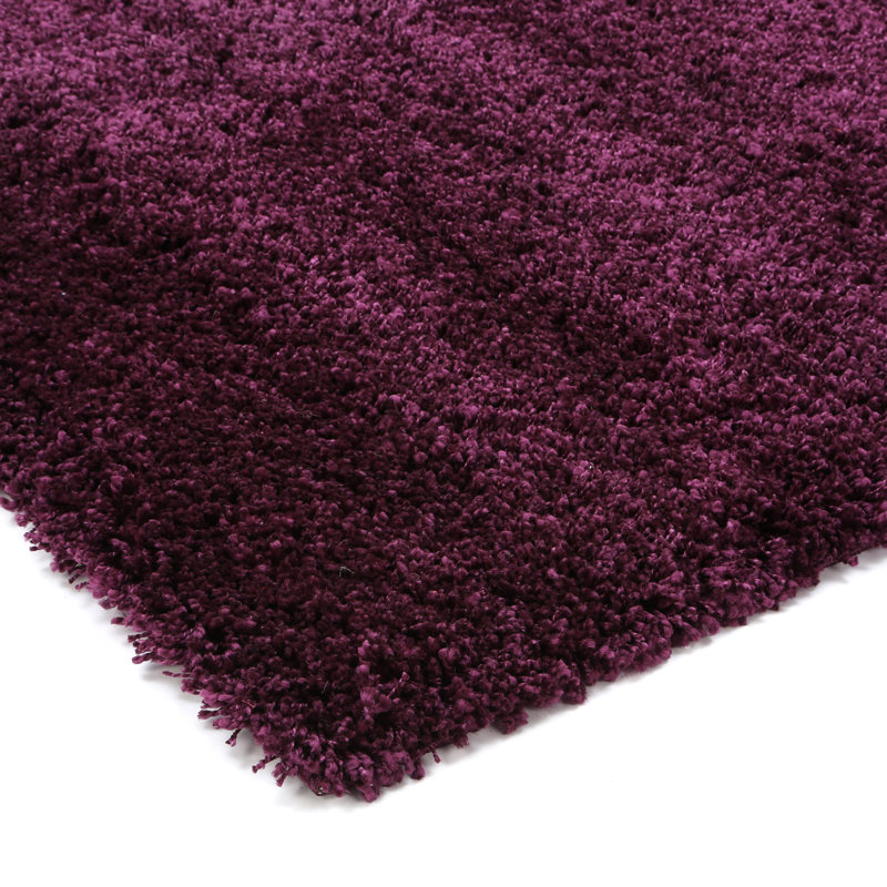Irmtrud Area Rug, Square 4', Purple 