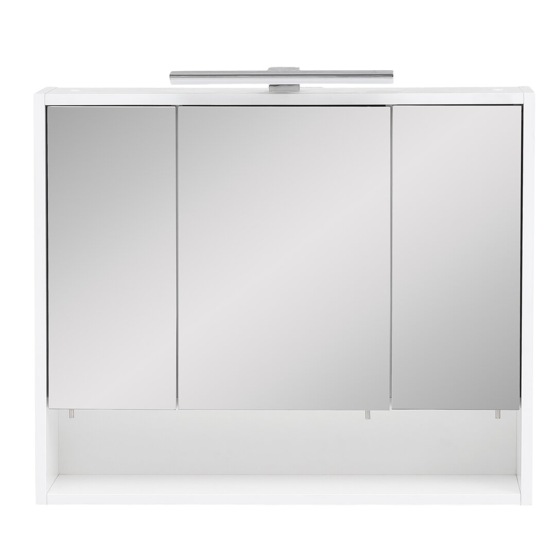 70 cm x 65,6 cm Spiegelschrank Sonya mit Beleuchtung