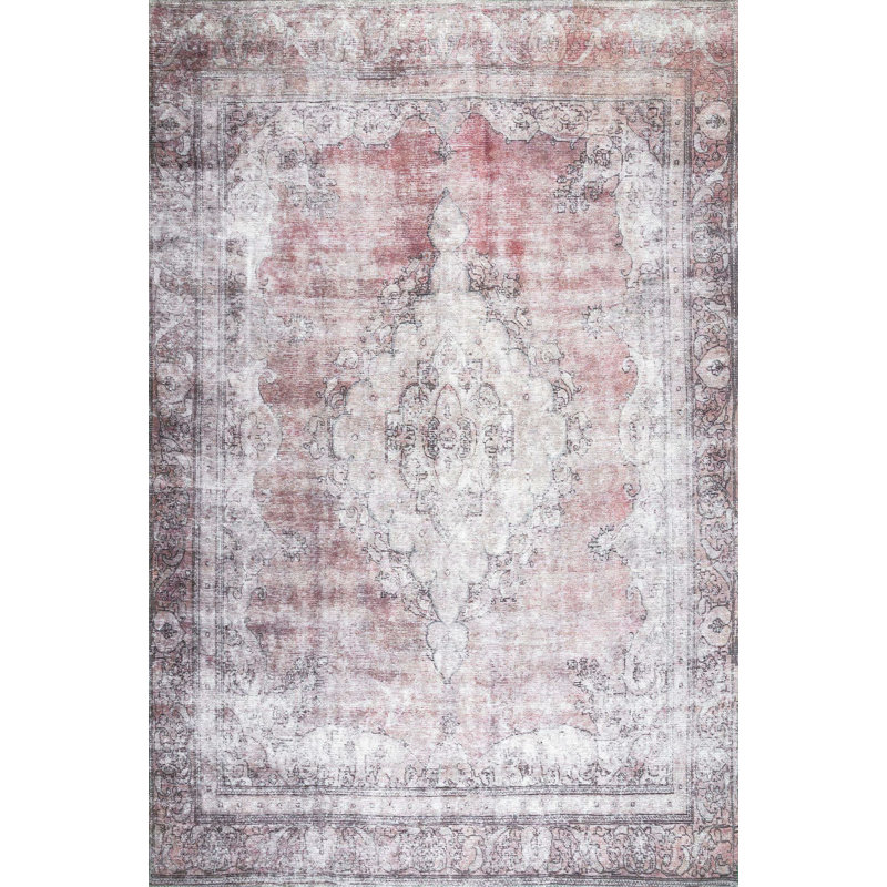 Tapis beige area Danna, Rectangulaire 5 pi x 7 pi 7 po