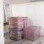 Wham Crystal 60L Plastic Storage Boxes Tint Dusky-1778272788
