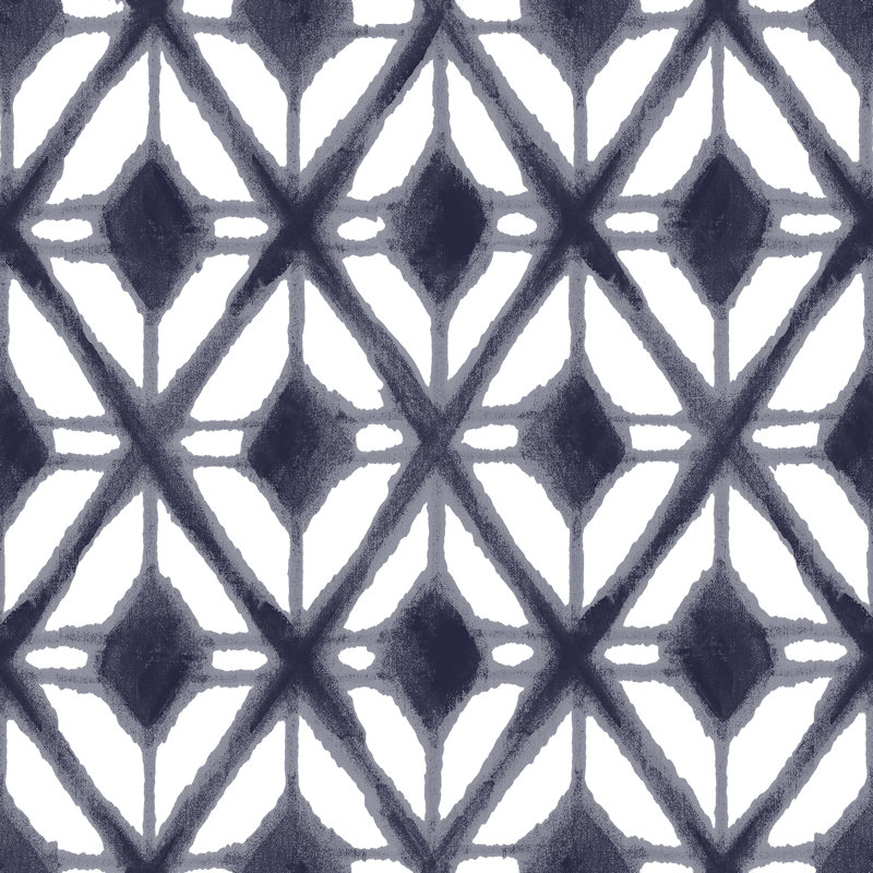Papier peint adhésif Shibori, Marine