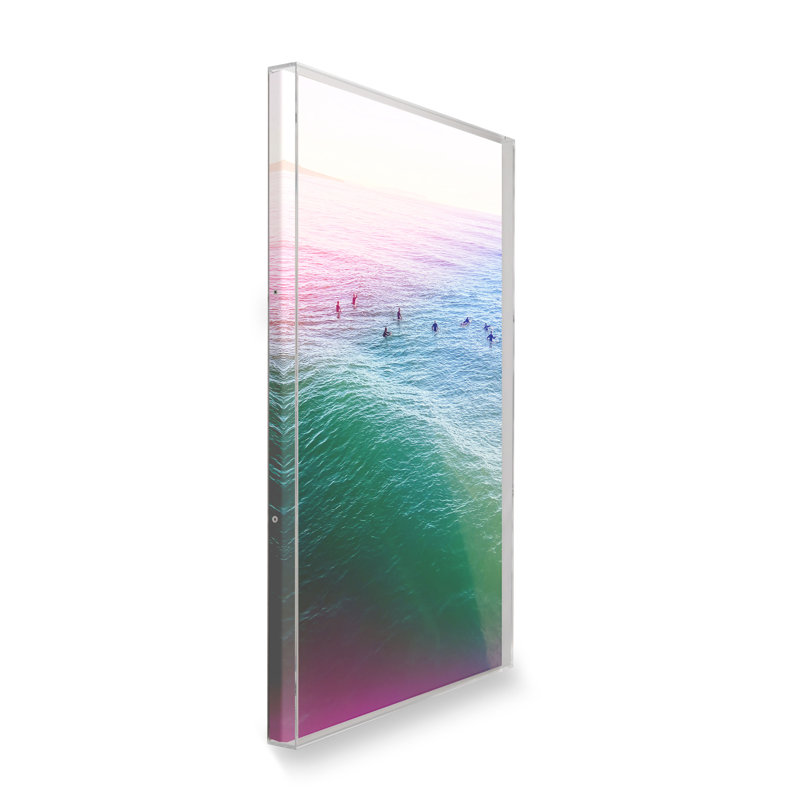 Sorbet Surf by Brooke Wilen, Shadow Box, 24" H x 36" W