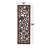Wooden Handmade Intricately Carved Acanthus Floral Home Brown Wall Decor