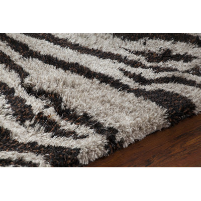 Tapis noir / gris Baumgarten