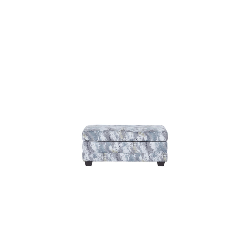 Repose-pieds rectangulaire avec rangement 40,5 po - Ardoise indie / ardoise indie