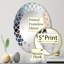 Manuka - Miroir mural moderne ovale-1279524729