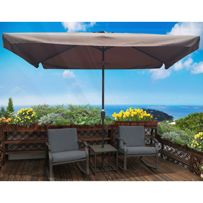 10 x 6.5ft Patio Umbrella Outdoor Waterproof Umbrella