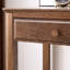 Bureau rectangulaire en bois massif avec tiroirs Walnut-1221356251