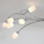 12-Light 110cm LED Integrated Flush Mount