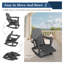 Chaise Adirondack pliante en polyéthylène haute densité Aunika (ensemble de 2)-811712382