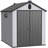 6X8ft Backyard Shed For Tools - Waterproof & Spacious 6*8Ft Plastic Tool Room