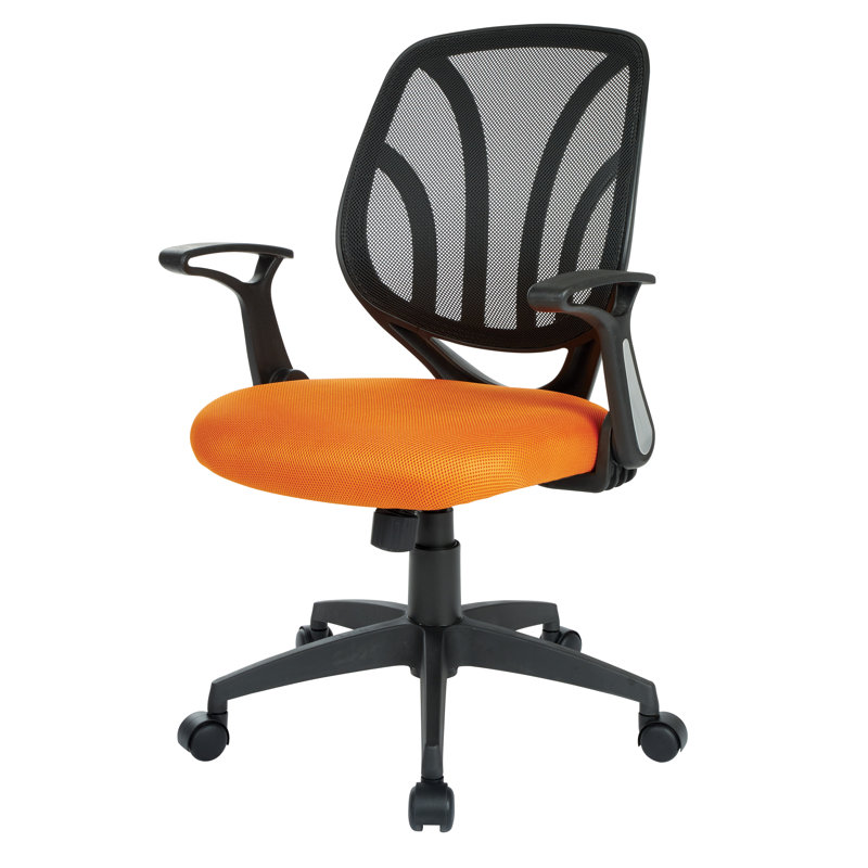 Work Smart Mesh Task Chair, Orange