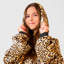 Couverture à capuche Leopard