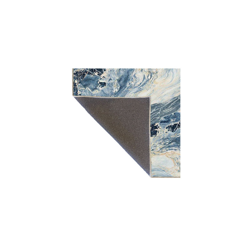 Modern Theme Patterned Woven Base Washable Rug, Runner 2'6" x 9'10" Rug Pad Included