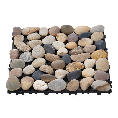 30cm L x 30cm W Interlocking Deck Deck Tile Kit