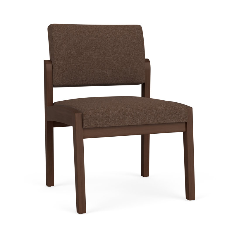 Chaise sans accoudoirs Lenox, Noyer Riftwood, Café Archetype