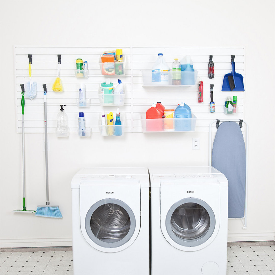 Laundry and Utility Room Organization System Kit Flow Wall
