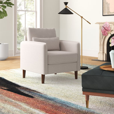 Overholt 31" W Polyester Armchair by Mercury Row