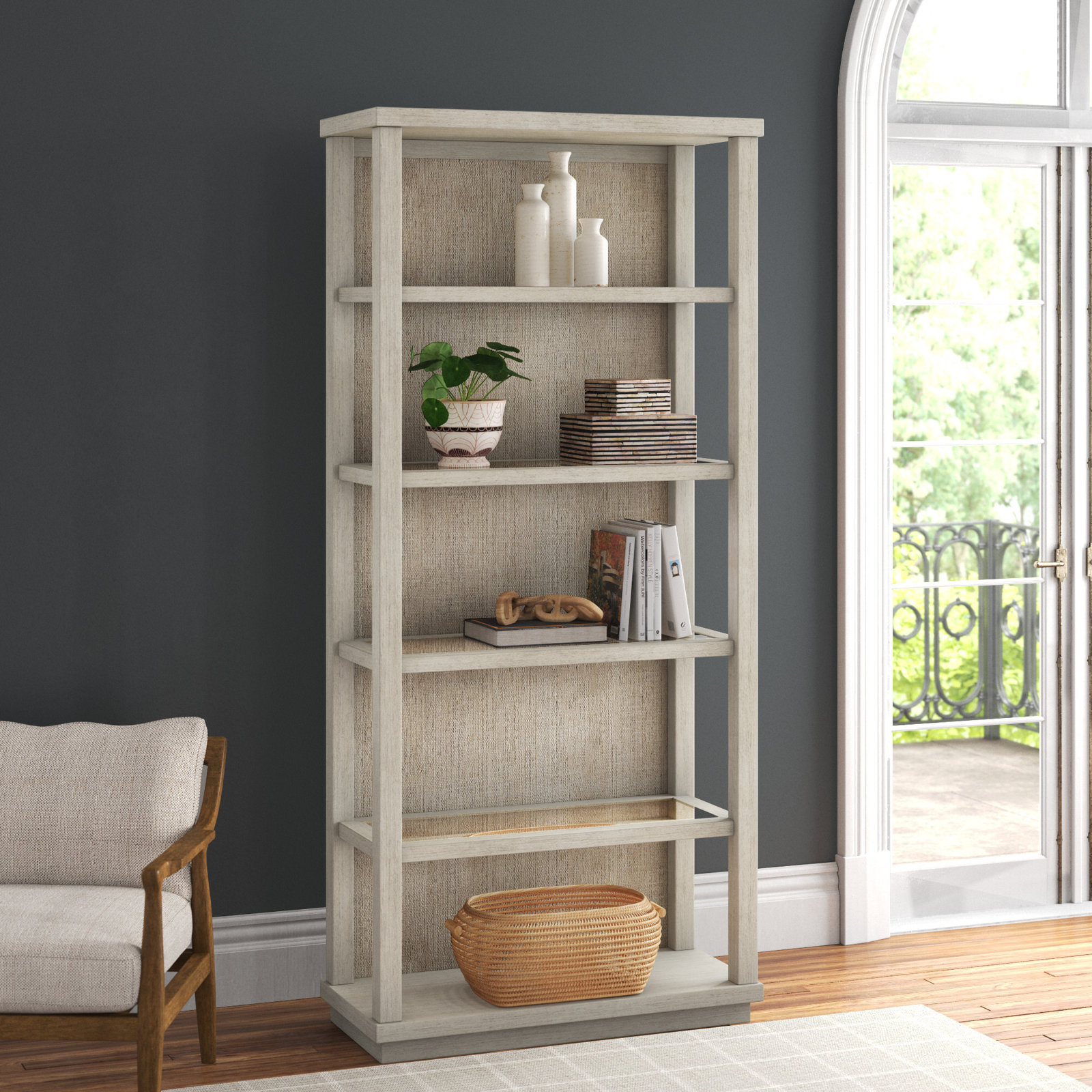 Trevor Standard Etagere Bookcase
