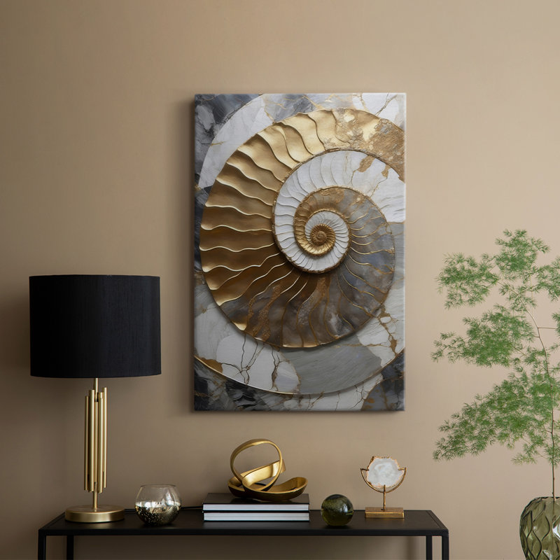Plaster Dreams III -Galerie enveloppée Cavas, H 18 po x l 12 po