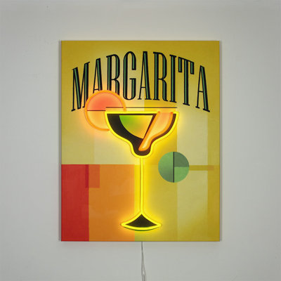 Peinture murale (DEL néon) - Margarita