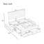 Structure de lit moderne avec 6 tiroirs-1616653473