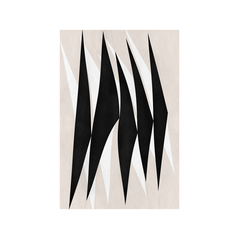 « zèbre print tribal paint »-impression sur image, H 48 po x l 32 po x P 1,5 po, Toile tendue